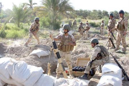 الجيش العراقي يقتل الارهابيين بعد تطويقهم في وادي حوران ويحرر منطقتي الخفاجية وبراونة